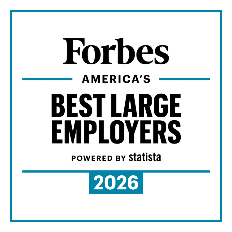 Forbes Best Large Employers Footer Logo